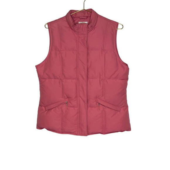 Talbots Jackets & Blazers - Talbots Goose Down Winter Puffer Vest Pink size medium